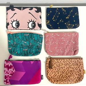 Lot of 6 Ipsy Makeup Bags